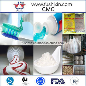 الصف الغذائي الصوديوم CMC E466 الكيميائي Carboxymethyl السليلوز في معجون الأسنان