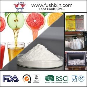 المواد الغذائية الطبيعية CMC السليلوز كاربوكسيميثيل عصير الفاكهة المثبت ISO